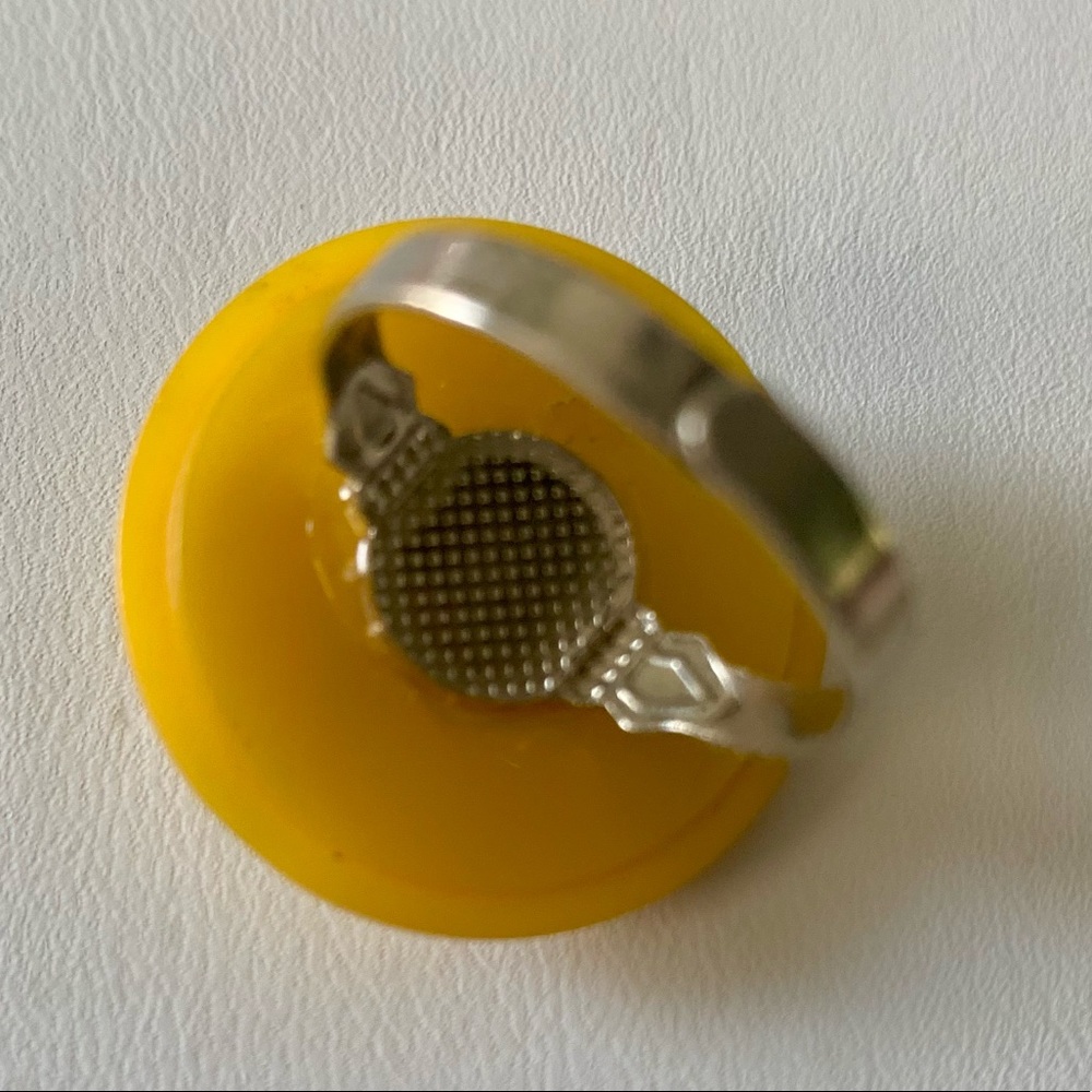 Turtle Ring Yellow Adjustable - image 3